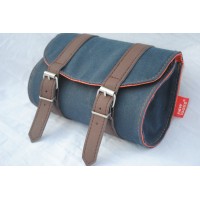 New Looxs Mondi Zadeltas Canvas Blue