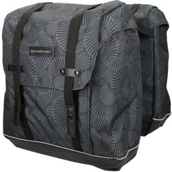 New Looxs Alba Double Selo Dubbele Fietstas - 34 liter - Zwart New Looxs Alba Double Selo Dubbele Fietstas - 34 liter - Zwart